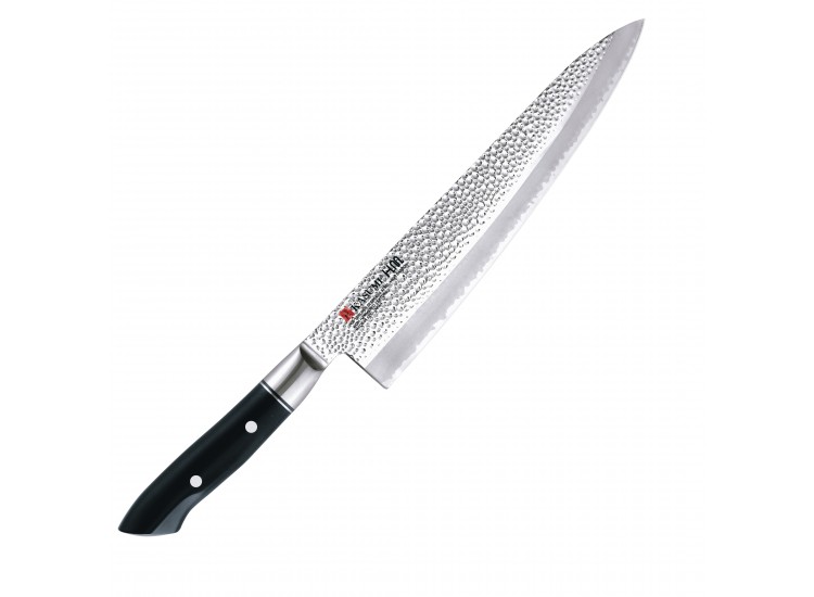 Couteau de chef japonais Kasumi Hammered lame martel&eacute;e 24cm