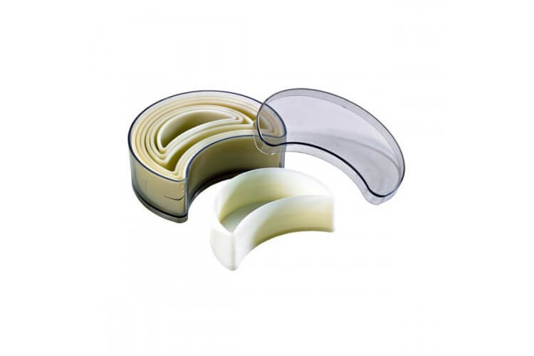 Boîte de 7 découpoirs professionnels croissants unis POLYGLASS