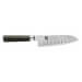 Couteau Santoku Shun damas lame alvéolée 18cm