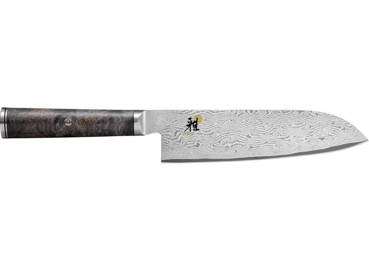 Couteau japonais Santoku Miyabi 5000MCD67 18cm 132 couches de damas