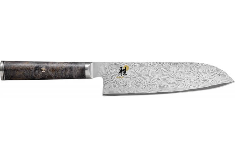 Couteau japonais Santoku Miyabi 5000MCD67 18cm 132 couches de damas