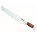 Couteau à poisson denté Au Nain 2 mitres inox manche kotibé 33 cm