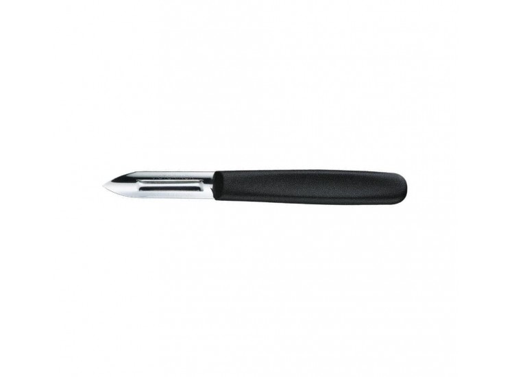 Eplucheur VICTORINOX &agrave; deux fentes manche polyamide noir