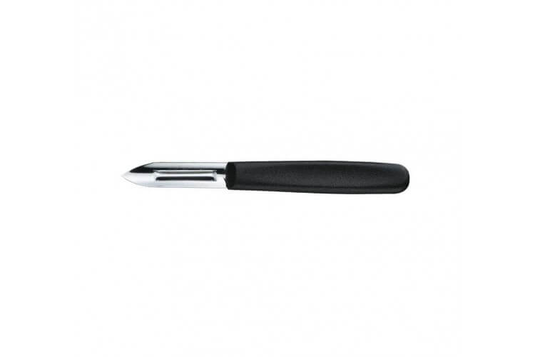 Eplucheur VICTORINOX à deux fentes manche polyamide noir