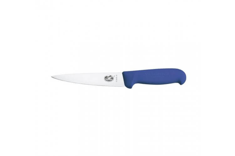 Couteau à désosser/saigner 16cm, manche fibrox bleu Victorinox 5.5602.16