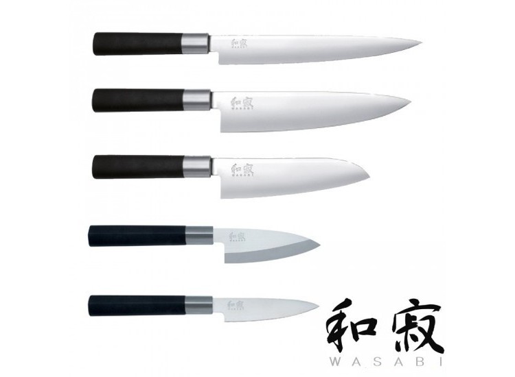 Gamme de couteaux KAI Wasabi Black