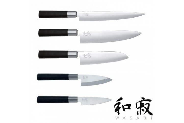 Gamme de couteaux KAI Wasabi Black