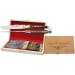 Coffret cadeau de 6 couteaux de table Laguiole Bougna manches ouvragés en palissandre