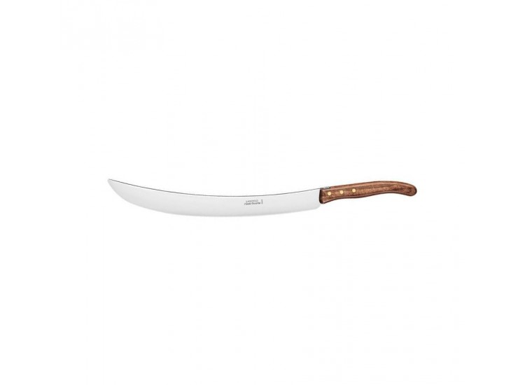 Sabre &agrave; champagne Laguiole Claude Dozorme manche bubinga lame inox 34 cm