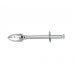Pince à sucre fonctionnel 3 griffes unie chromée 12 cm