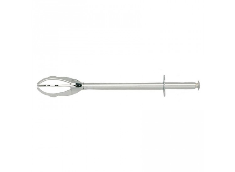 Pince &agrave; glace ergonomique 3 griffes unie chrom&eacute;e 21 cm