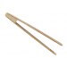Pince à toasts ergonomique en bois de hêtre 18cm