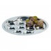 Assiette à escargots 12 emplacements acier inox 20cm