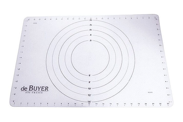 Tapis de préparation/cuisson De Buyer en silicone 60x40 cm - Repère et graduation intégrés