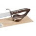Sabre à champagne Claude Dozorme 34cm design élégant + support de présentation