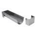 Gouttière ultra-fonctionnelle De Buyer ronde et démontable 30x7.5 cm acier inox