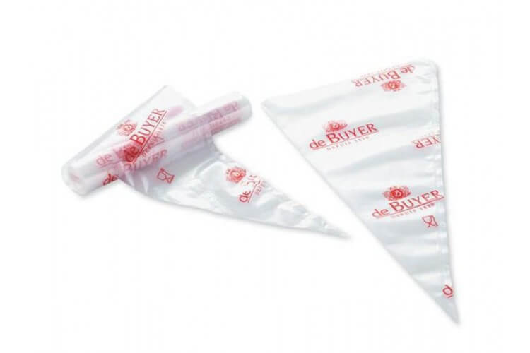 Rouleau de 20 poches à douilles en polyéthylène jetables professionnelles de 40cm