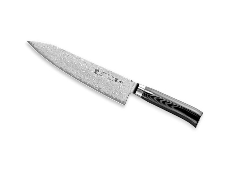 Couteau de chef japonais Tamahagane Kyoto lame 24cm acier VG5