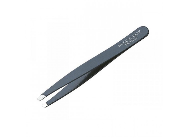 Pince &agrave; &eacute;piler NOGENT noir mors carr&eacute;s 9.5cm en inox