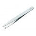 Pince à épiler NOGENT mors carrés en inox satiné 9.5cm