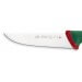 Couteau de boucher professionnel SANELLI Premana lame 18cm manche vert