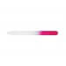Lime à ongles en verre teinte fuchsia 14cm