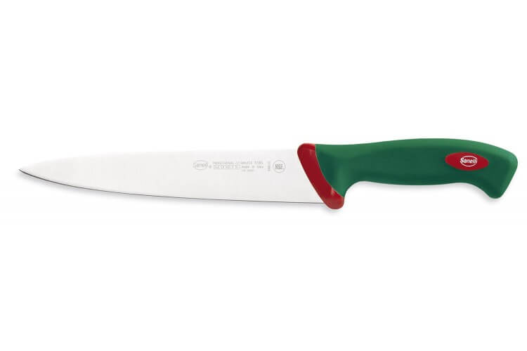 Couteau à saigner professionnel SANELLI Premana lame 22cm manche vert