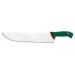Couteau de boucher professionnel SANELLI Premana lame 36cm manche vert