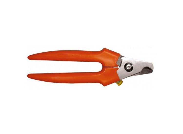 Pince &agrave; ongles pour chiens en acier inox 17cm - syst&egrave;me &agrave; ressort