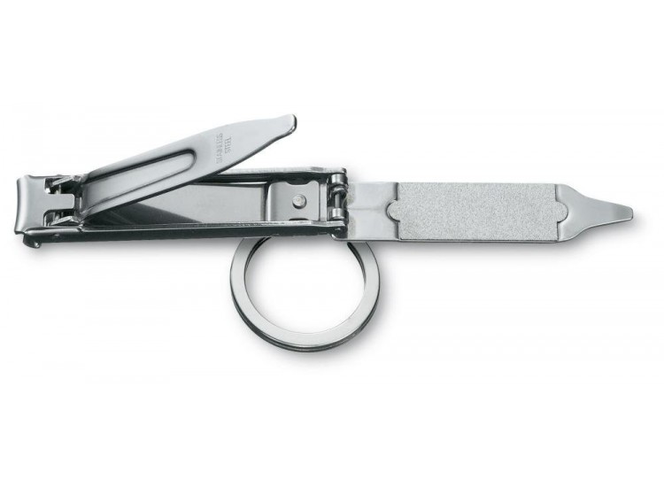 Coupe-ongles plat VICTORINOX 6cm - anneau porte-cl&eacute;s int&eacute;gr&eacute;