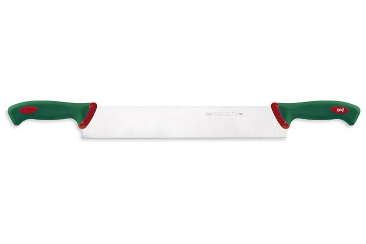 Couteau à fromage professionnel SANELLI Premana 36cm double manche vert