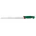 Couteau à saumon professionnel SANELLI Premana lame alvéolée 31cm manche vert