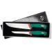 Coffret de 2 couteaux de boucher professionnels SANELLI Premana manches verts ergonomiques