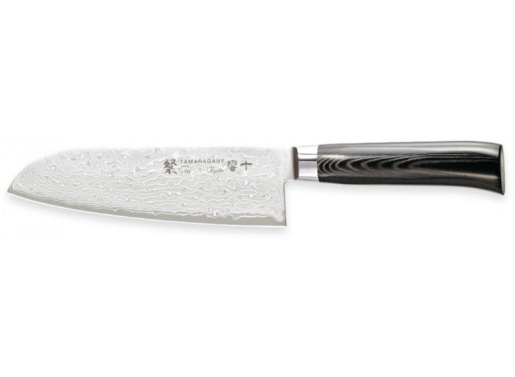 Couteau de chef japonais Tamahagane Kyoto lame 21cm acier damas VG5