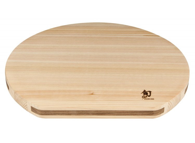 Planche &agrave; d&eacute;couper KAI en Hinoki japonais - Forme originale en D