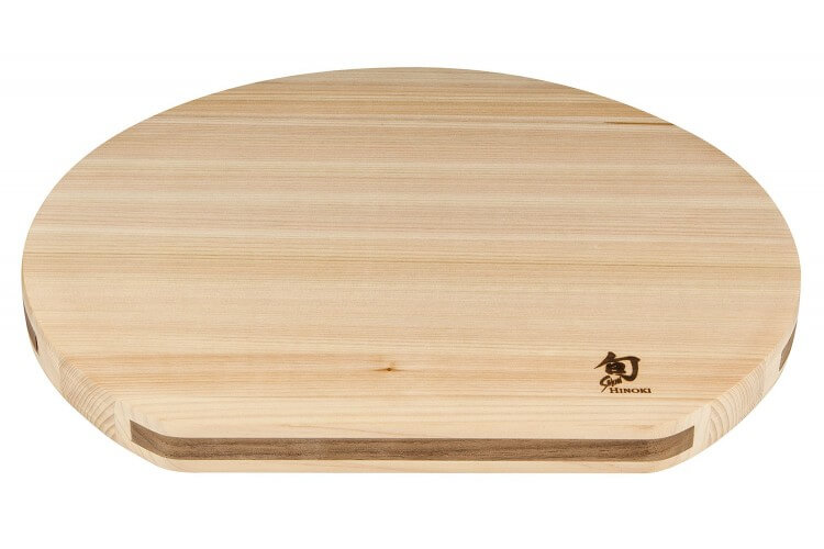 Planche à découper KAI en Hinoki japonais - Forme originale en D