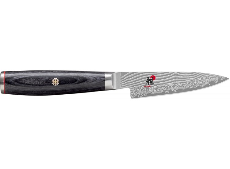 Couteau d'office japonais Miyabi 5000FCD lame 9cm damas 48 couches manche pakkawood