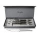 Coffret 6 couteaux à steak dentelés LOU LAGUIOLE Jet Sablé gris