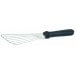 Pelle de cuisine ajourée 17cm lame inox + manche noir synthétique