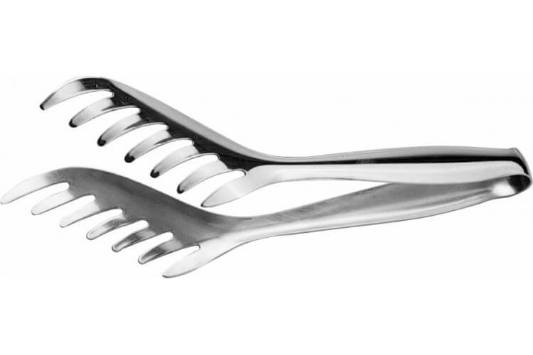 Pince à spaghettis inox ergonomique monobloc