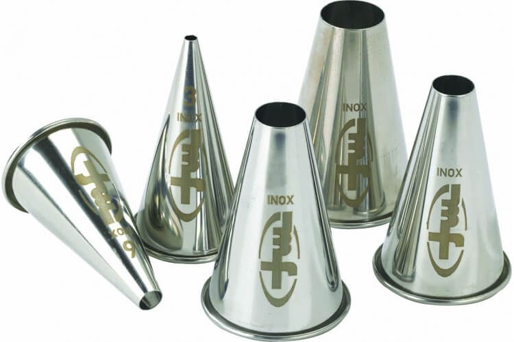 Boîte de 6 douilles unies inox (diamètre 2 à 14mm) qualité pro