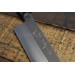 Couteau Kama Usuba japonais artisanal JIKKO Betsuuchi 16.5cm White Steel manche magnolia