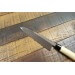 Couteau Mioroshi japonais artisanal JIKKO Tokusei lame 21cm Nihon Steel manche magnolia gravé