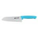 Couteau santoku pour enfants Fischer Kids 18cm lame sécurisée manche bleu
