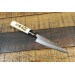 Couteau Kaisaki japonais artisanal JIKKO Tokusei lame 12cm Nihon Steel manche magnolia gravé