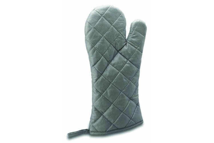 Moufle anti-chaleur coton et aluminium 260°C 30cm qualité pro