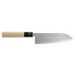 Couteau Santoku japonais artisanal Jikko Japan VG10 16.5cm damas 17 couches manche magnolia