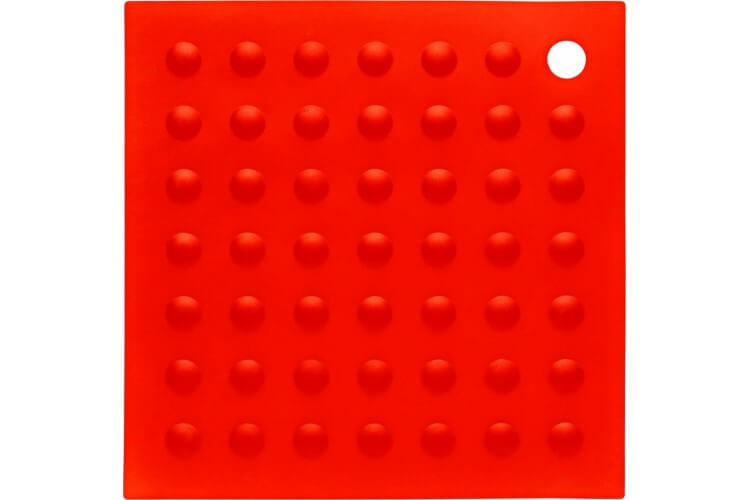 Manique silicone rouge petit modèle 18x18cm