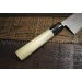 Couteau Santoku japonais artisanal Jikko Japan VG10 16.5cm damas 17 couches manche magnolia