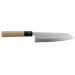 Couteau de chef japonais artisanal Jikko Japan VG1 16.5cm martelé manche magnolia